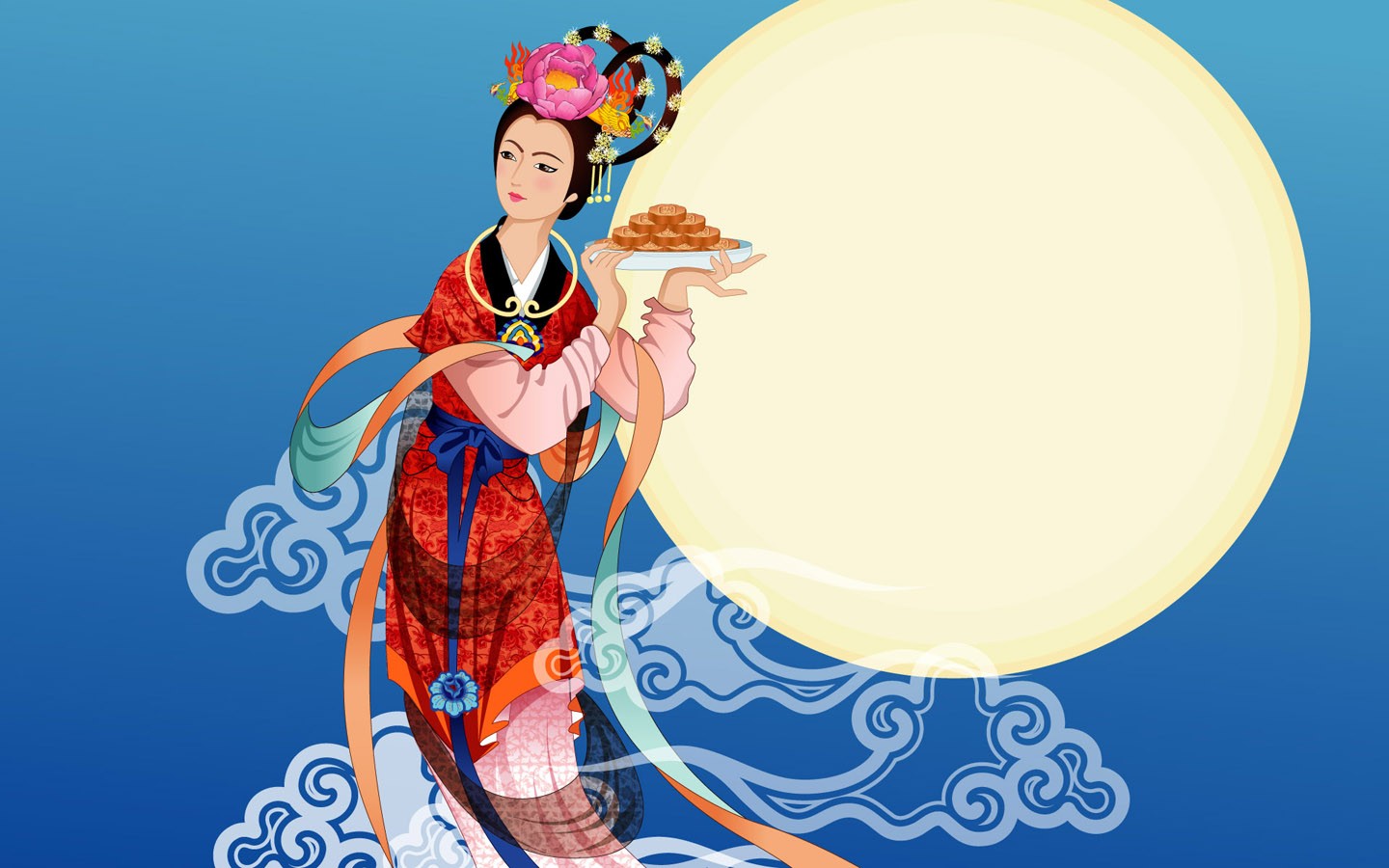 Mid-Autumn Festival Moon beautiful wallpaper #3 - 1440x900