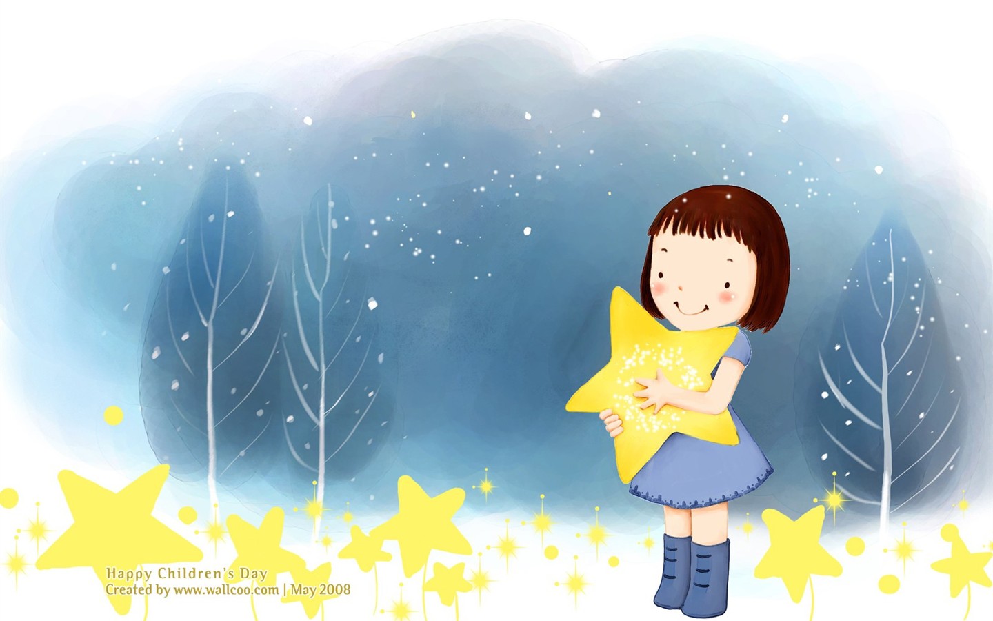 Lovely illustrateur pour enfants wallpaper Jour #7 - 1440x900