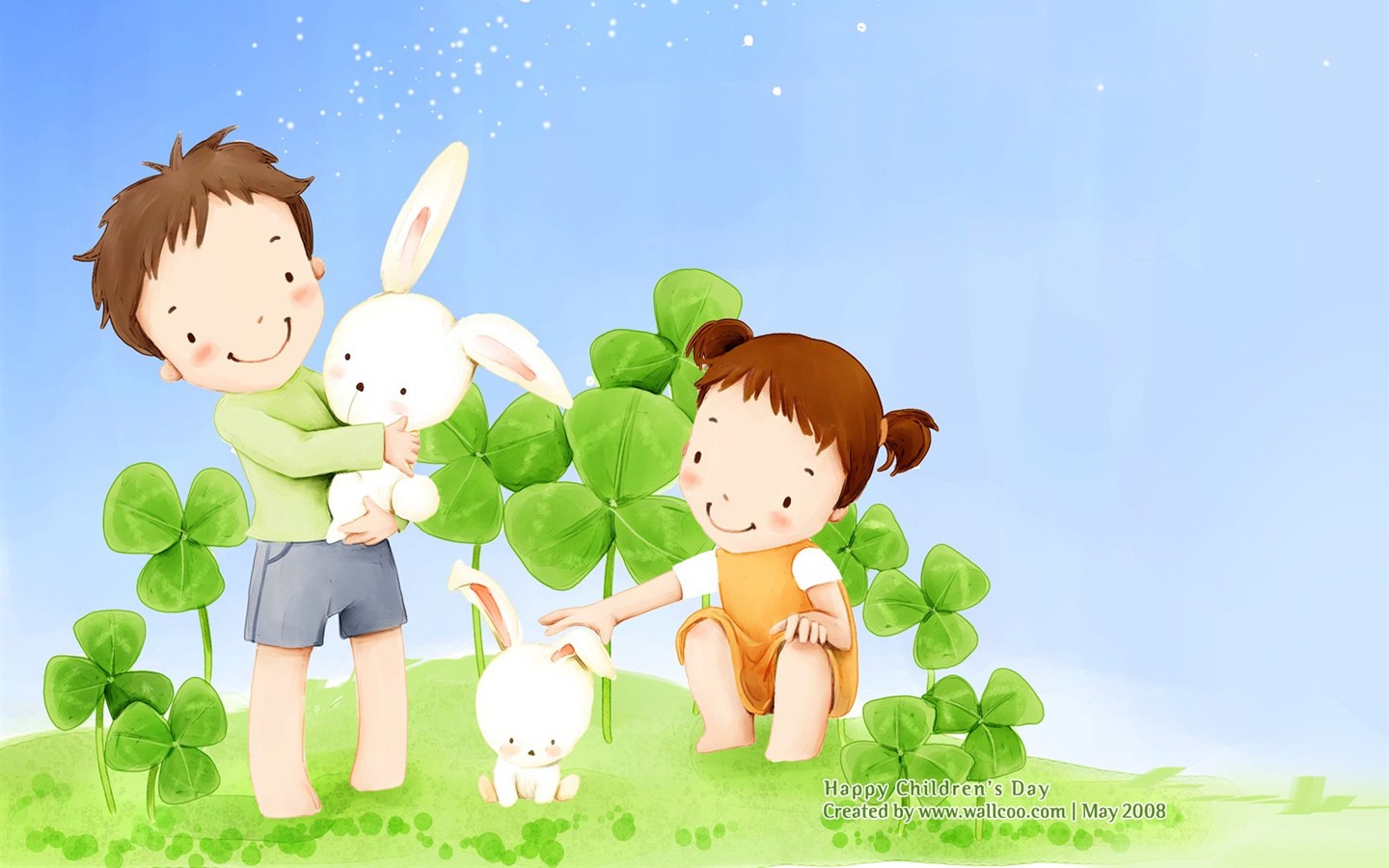 Lovely Day обои Детский иллюстратор #18 - 1440x900