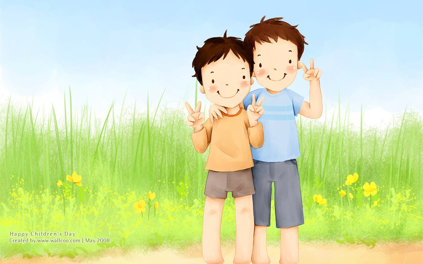 Lovely Day обои Детский иллюстратор #29 - 1440x900