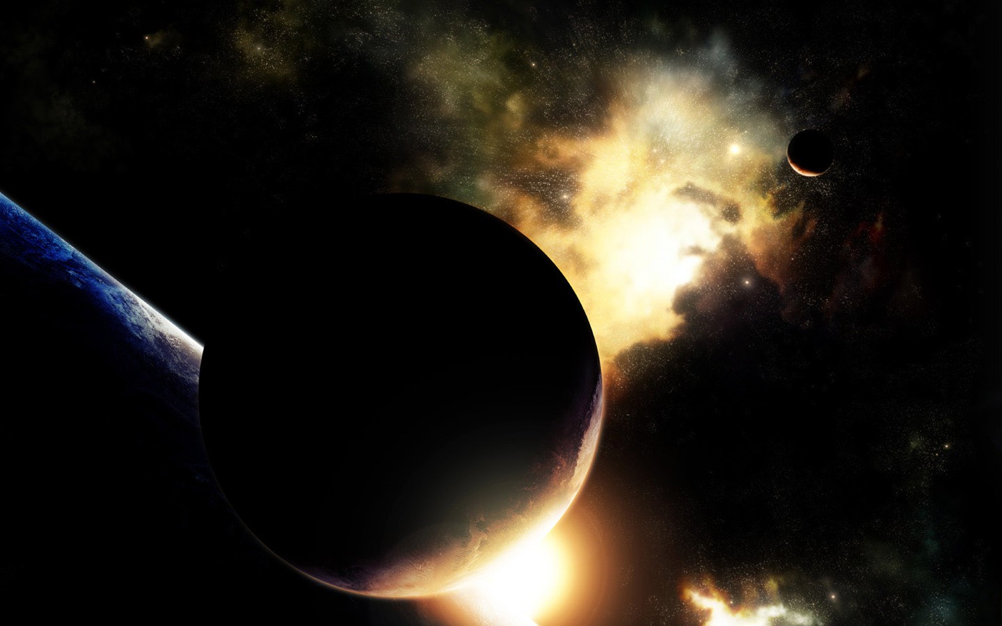 Space landscape wallpaper (3) #3 - 1440x900