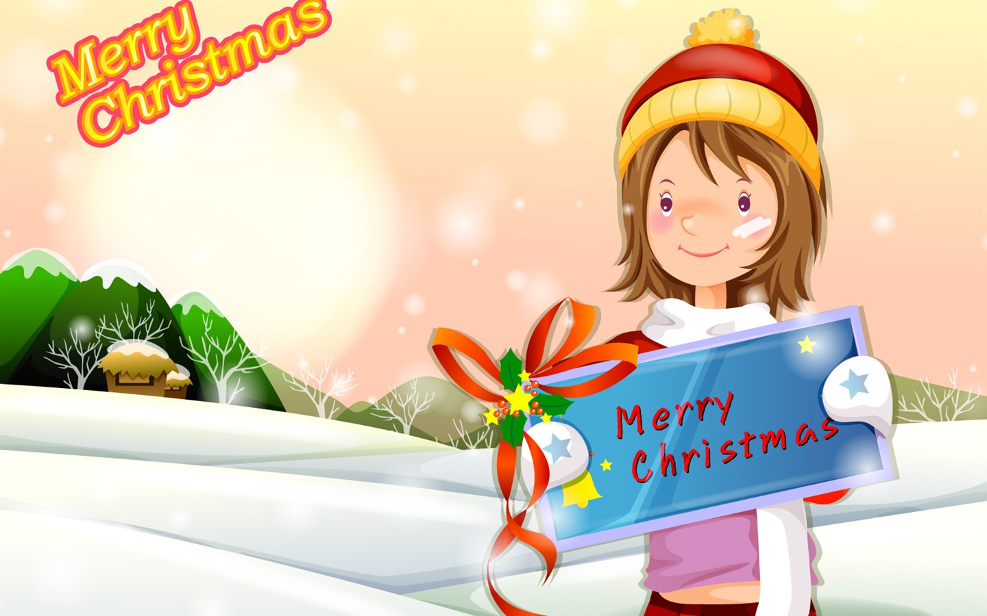 Christmas Winter Wallpaper chapter of Vector #18 - 1440x900