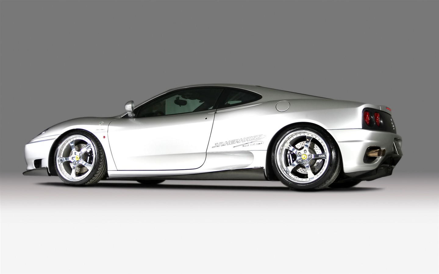 Белый Череп Ferrari F430 стола #8 - 1440x900