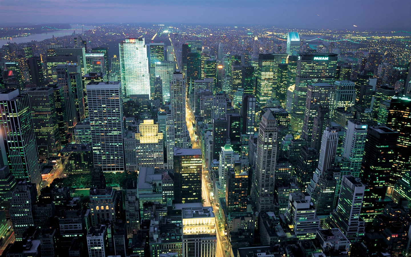 Animé de la ville de New York Building #16 - 1440x900