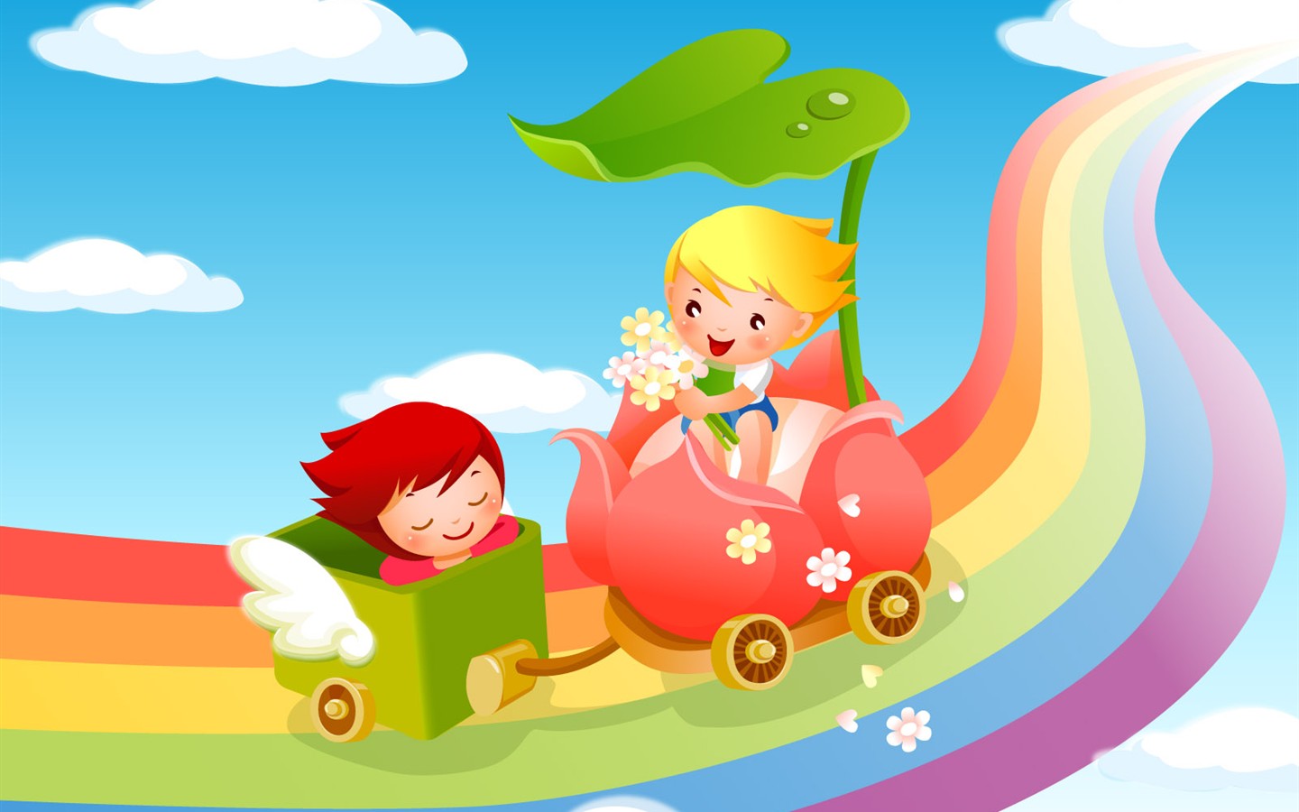 Enfance albums Dreams cartoon wallpaper #8 - 1440x900