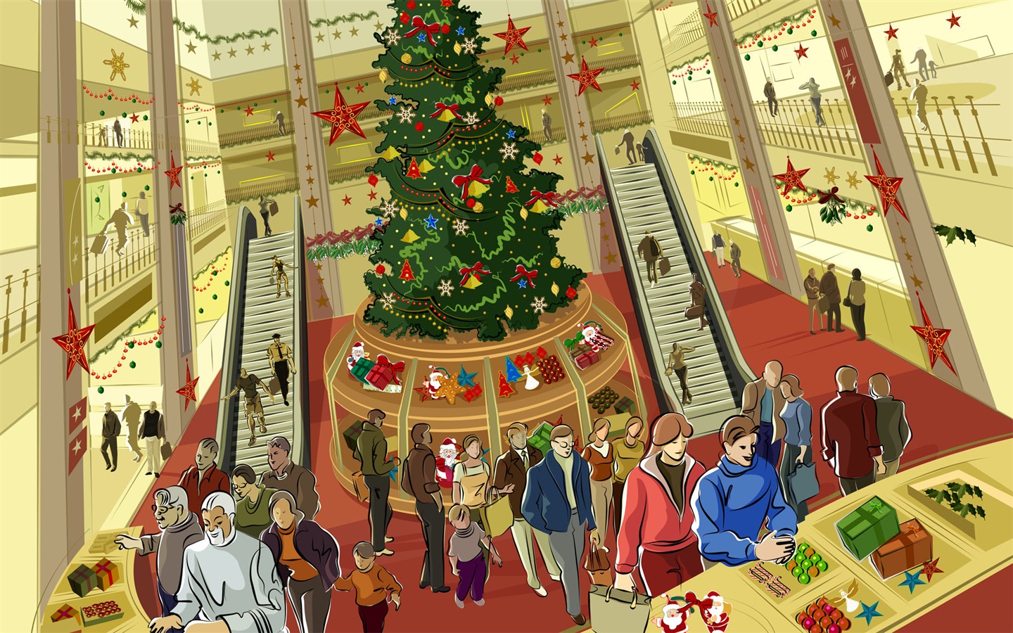크리스마스의 HD 테마 배경 화면 (2) #36 - 1440x900