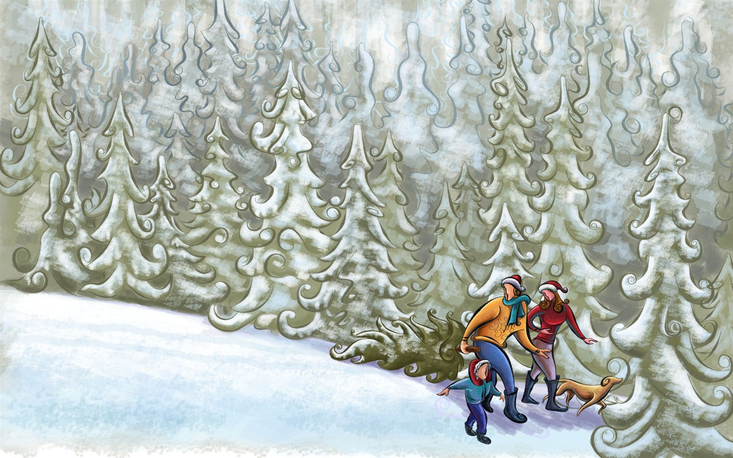 圣诞主题高清壁纸(二)8 - 1440x900