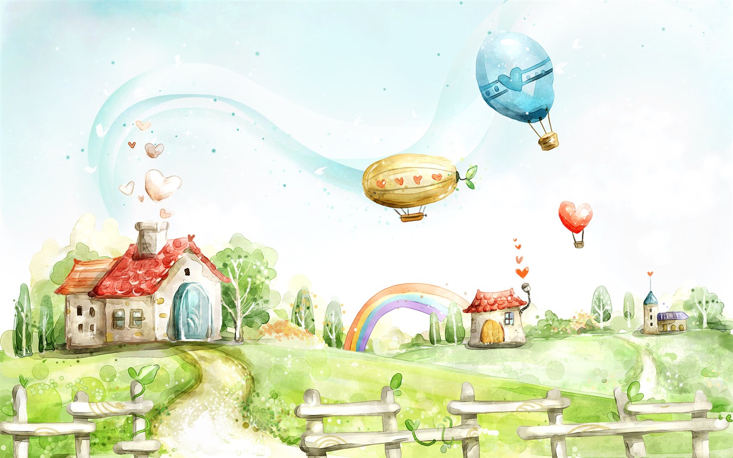 Cartoon Fantasy Scenery Wallpapers #30 - 1440x900