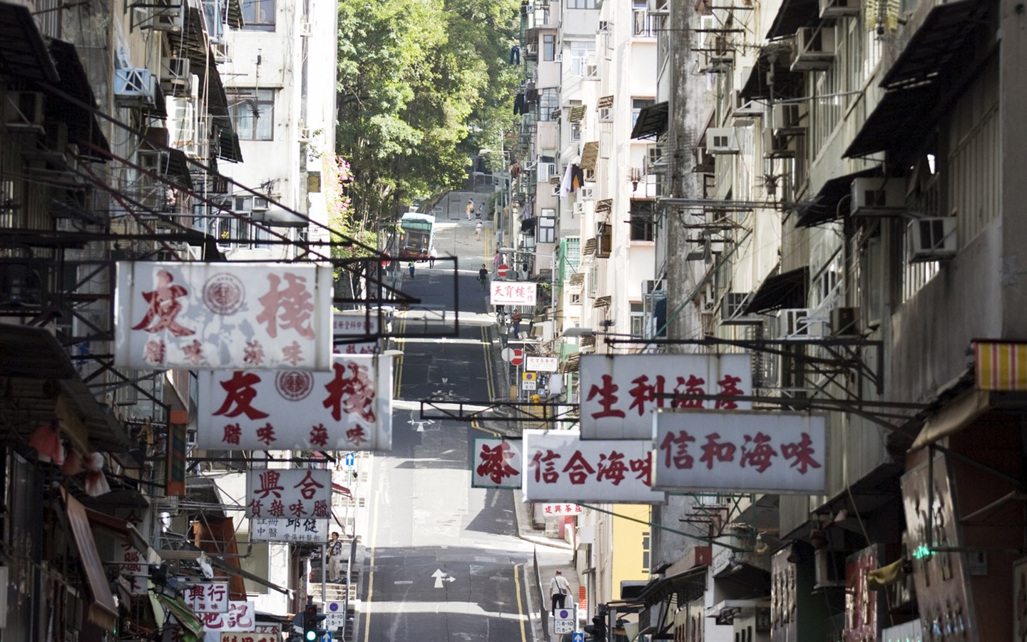 letmý pohled na městské tapety Číny #9 - 1440x900