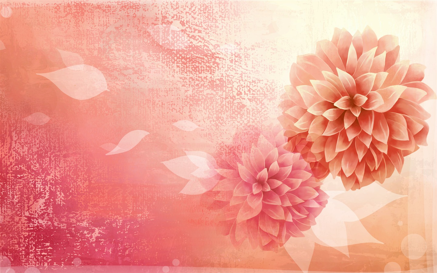 炫彩花卉合成壁紙 #22 - 1440x900