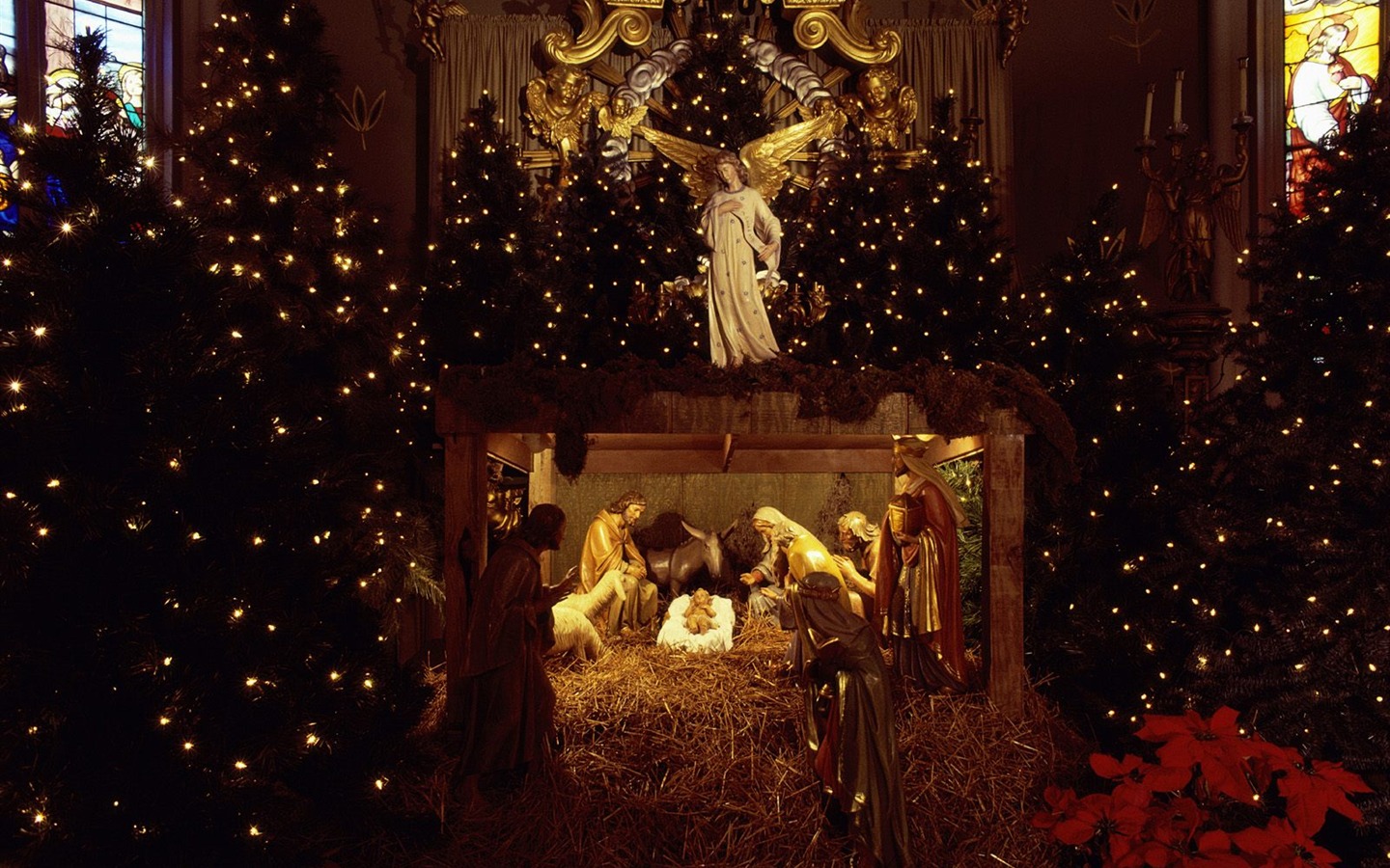 Fond d'écran de Noël série aménagement paysager (4) #5 - 1440x900