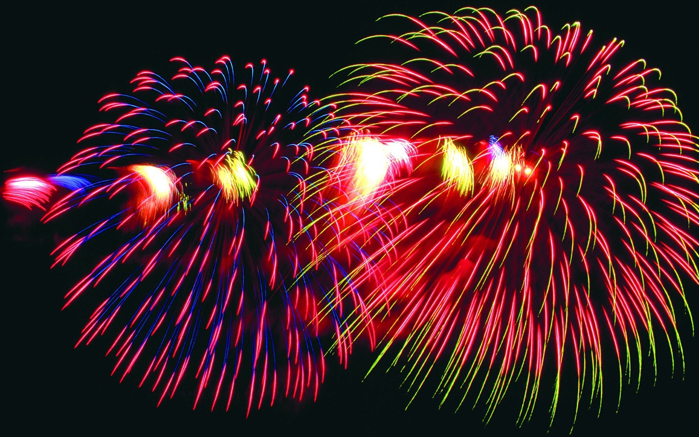 Festival fireworks display wallpaper #10 - 1440x900