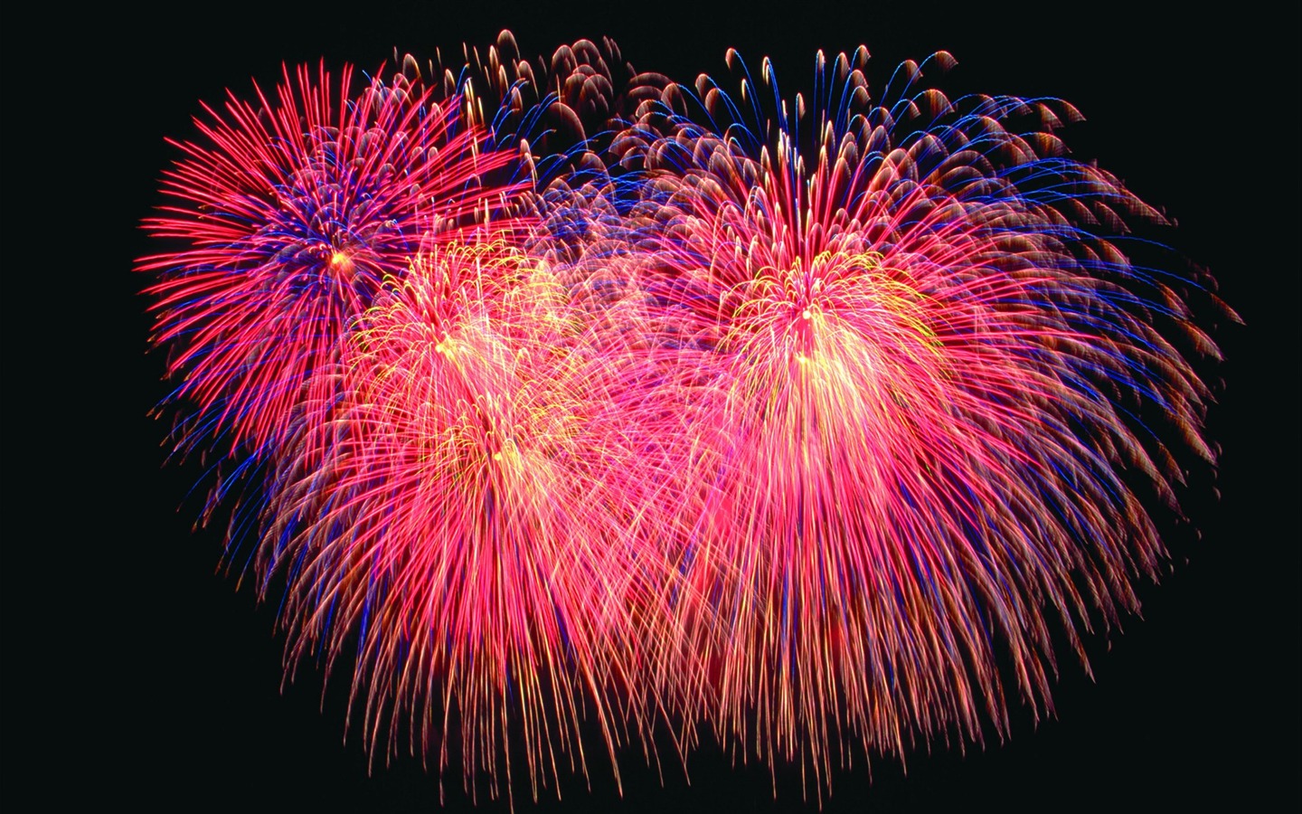 Festival fireworks display wallpaper #41 - 1440x900