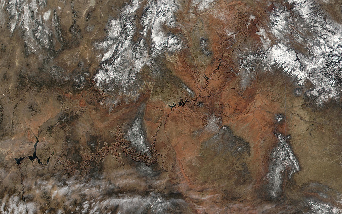 HD wallpaper krásný pohled z ptačí perspektivy na Zemi #11 - 1440x900