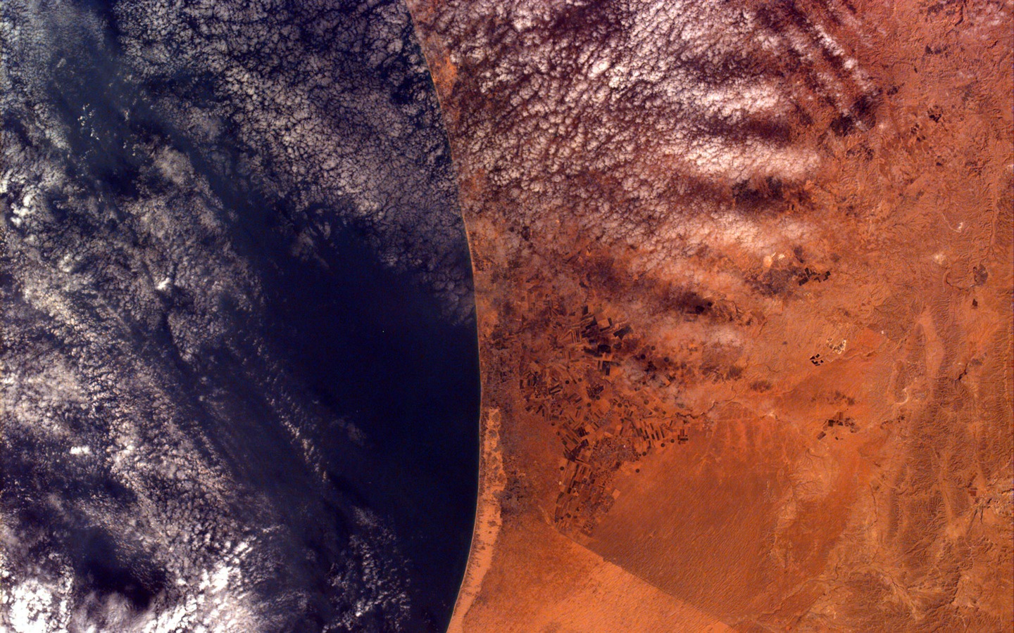 HD wallpaper krásný pohled z ptačí perspektivy na Zemi #13 - 1440x900