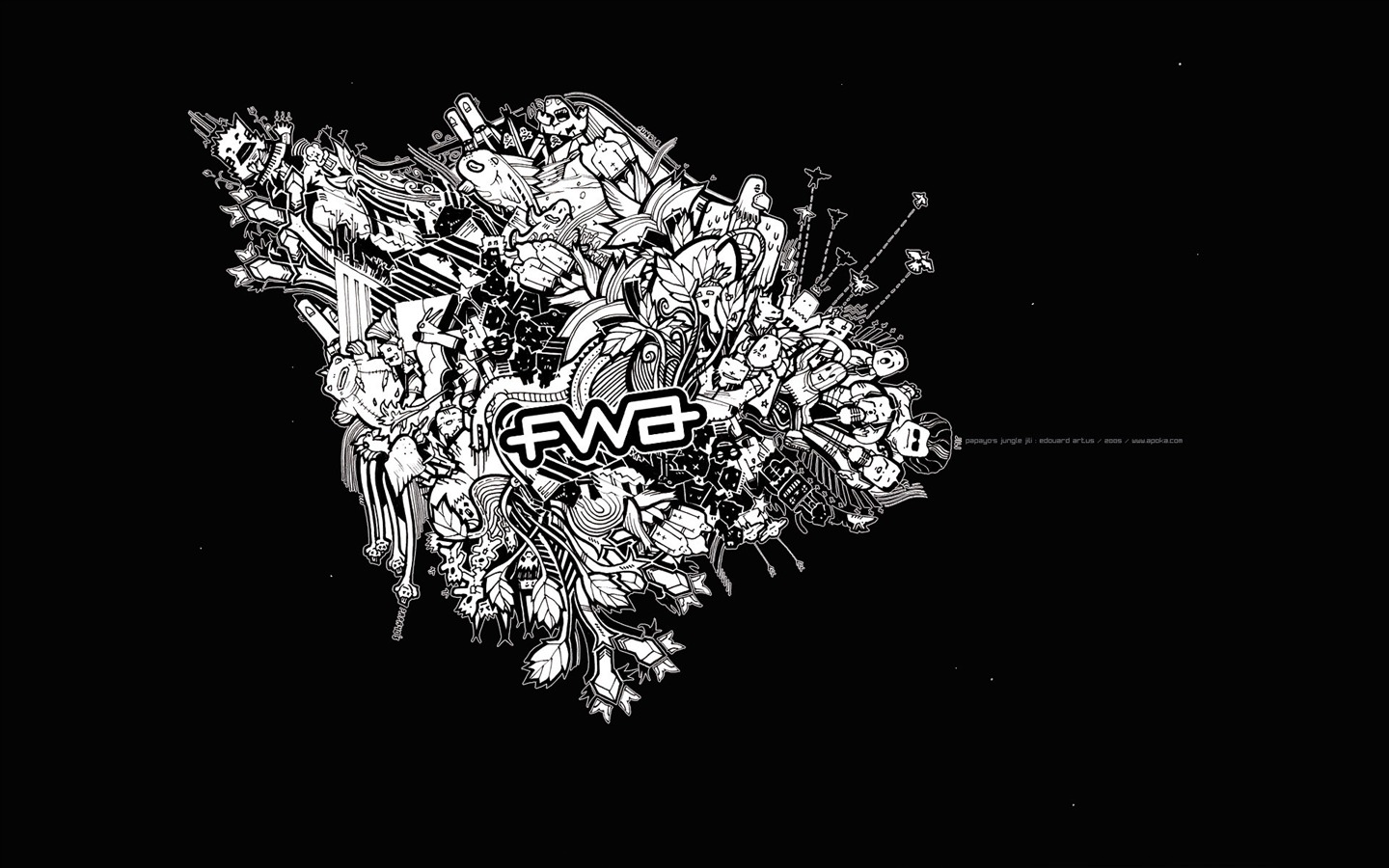 FWA Black Album стола #24 - 1440x900