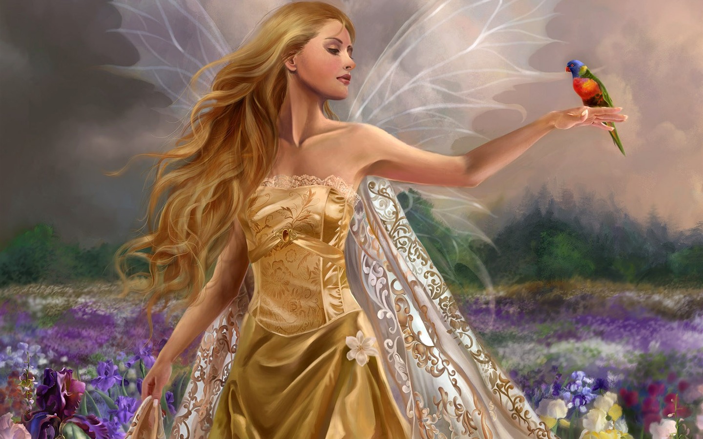 Beautiful women wallpaper fantasy illustrator #22 - 1440x900