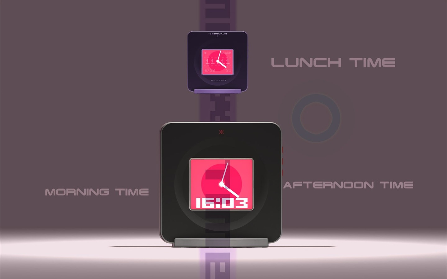 Horloge et l'heure d'écran HD #14 - 1440x900