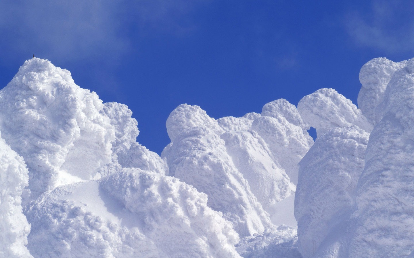 fondos de escritorio de alta definición de invierno la nieve fresca escena #19 - 1440x900