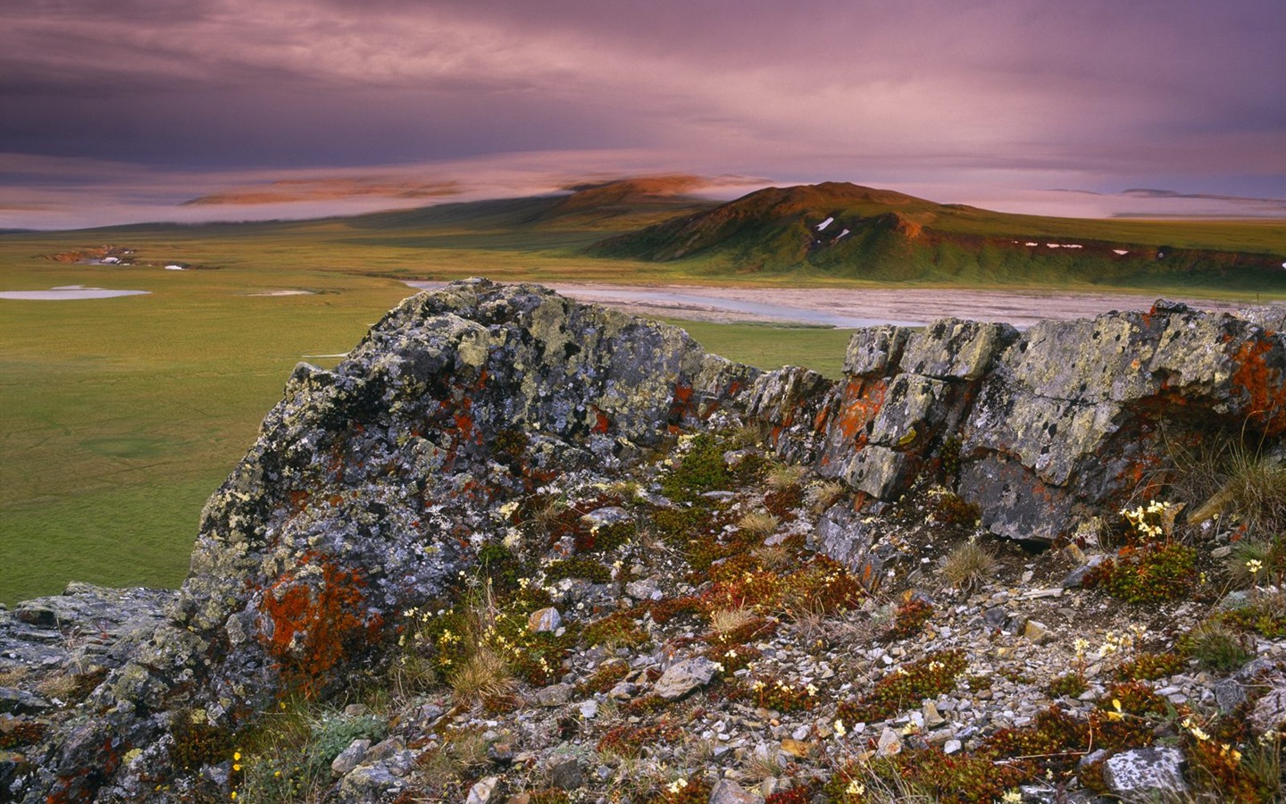 nádherné přírodní scenérie HD Tapety na plochu #2 - 1440x900