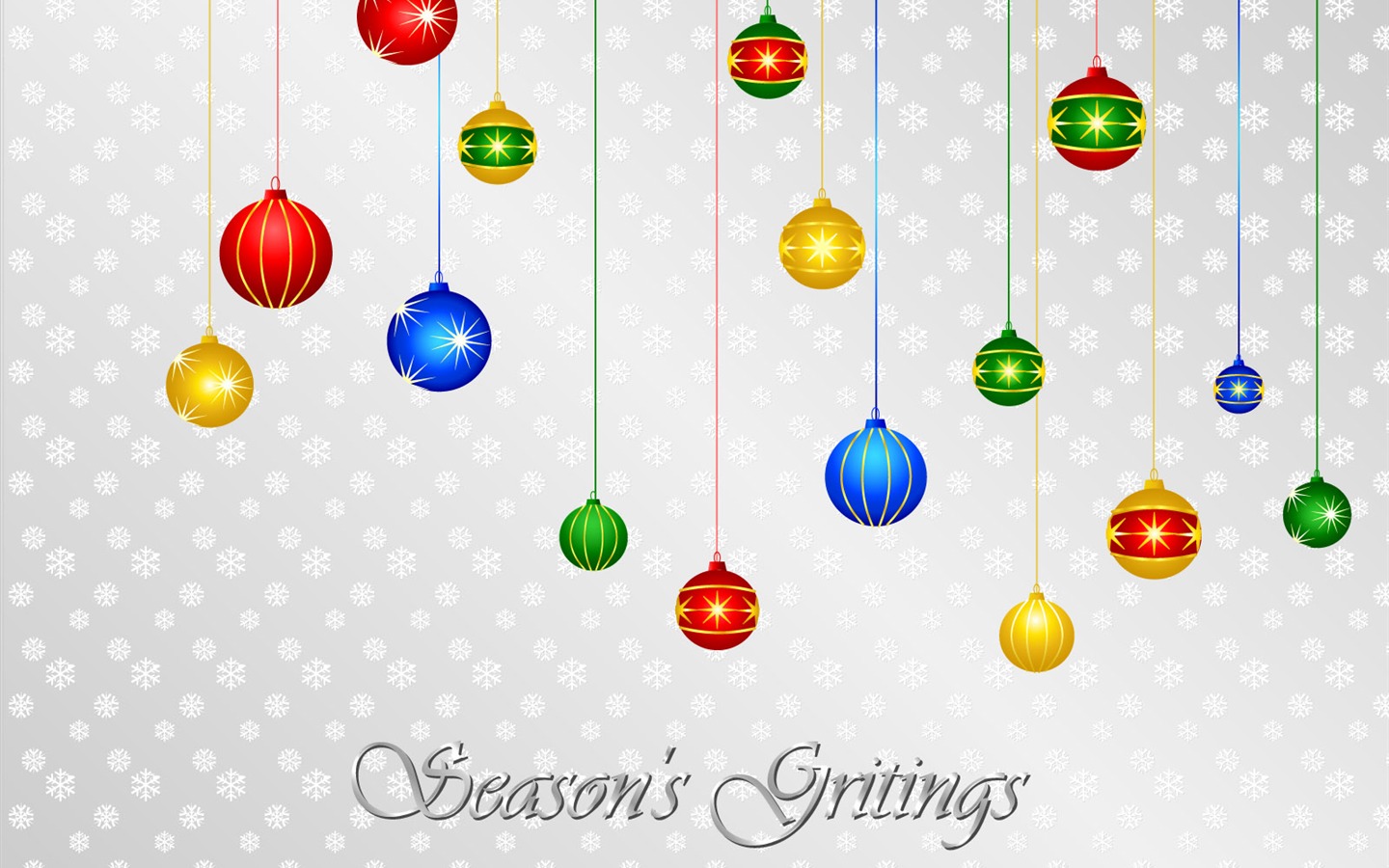 Christmas landscaping series wallpaper (10) #3 - 1440x900