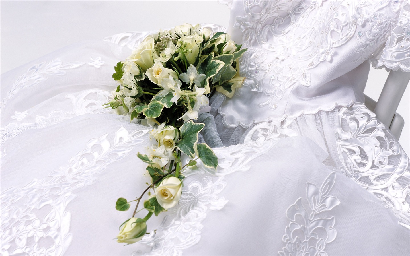 Свадебный цветок обручальное кольцо, обои (1) #2 - 1440x900