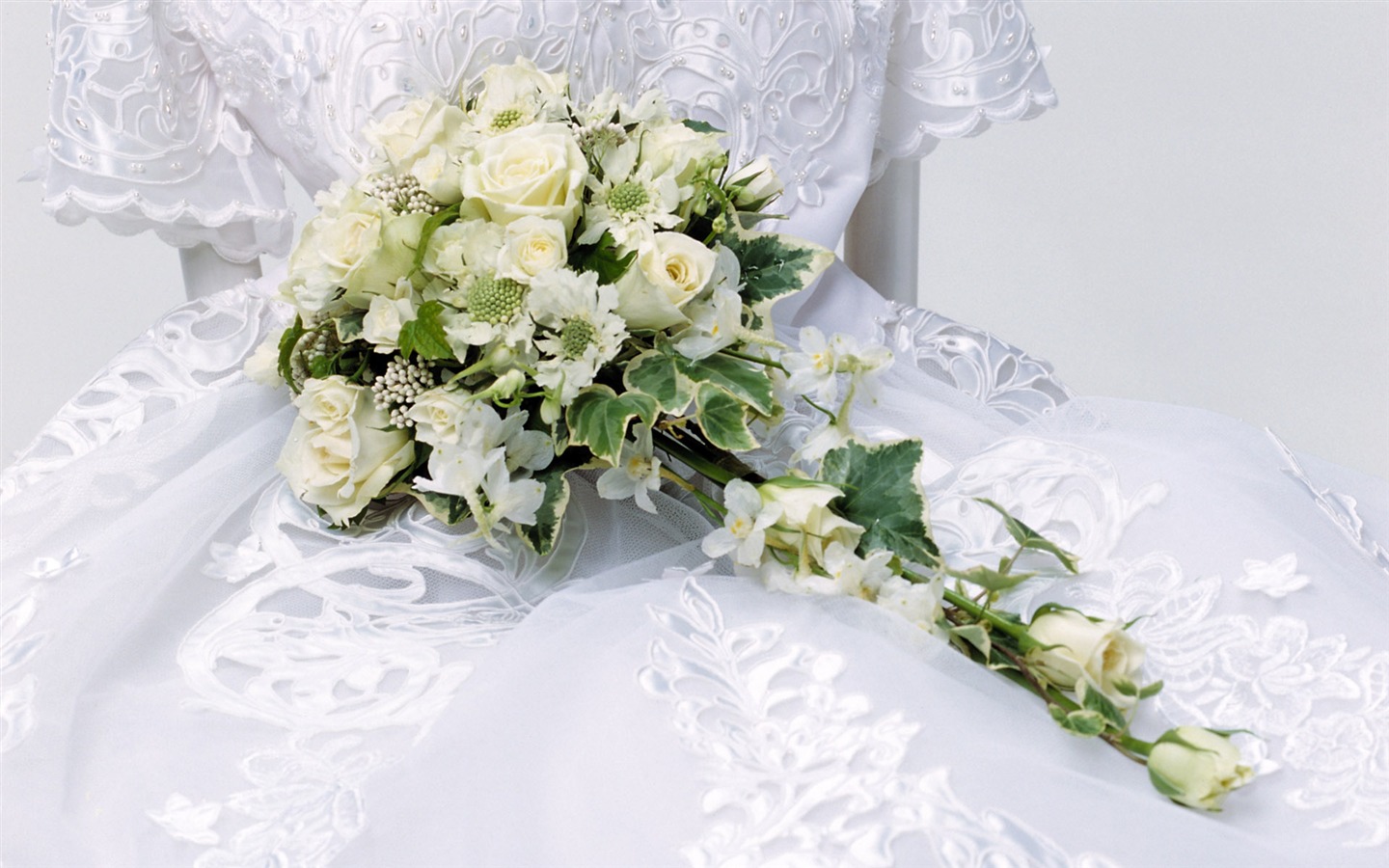 Свадебный цветок обручальное кольцо, обои (1) #3 - 1440x900