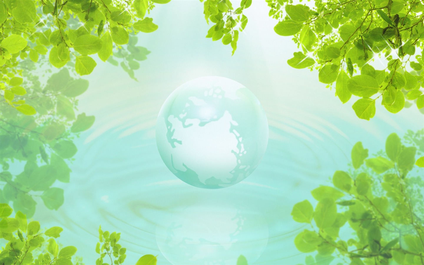 Green environmental topics PS Wallpaper #14 - 1440x900