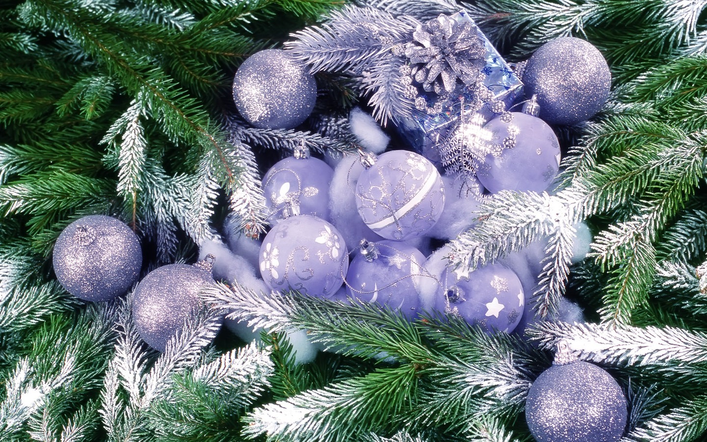 Christmas landscaping series wallpaper (13) #6 - 1440x900