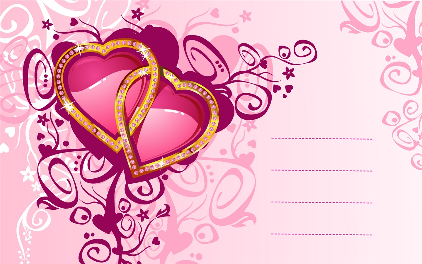 День святого Валентина Обои Love Theme #31 - 1440x900