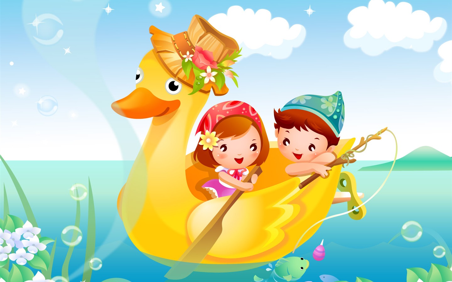 Childhood Dreams Cartoon Wallpaper (2) #10 - 1440x900