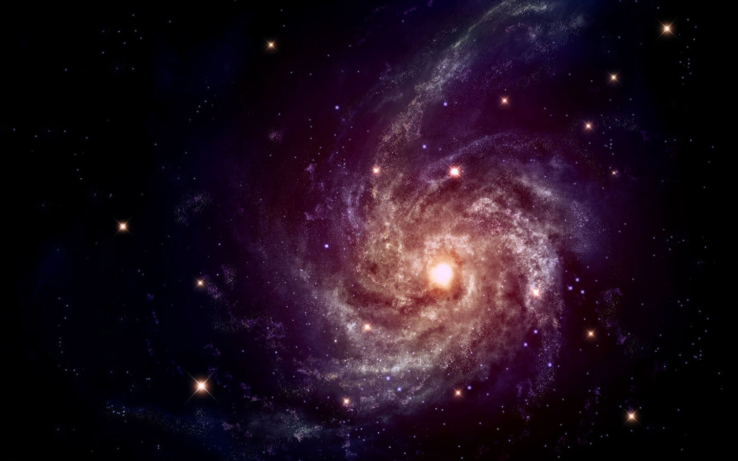 무한한 우주, 아름다운 별 배경 화면 #24 - 1440x900