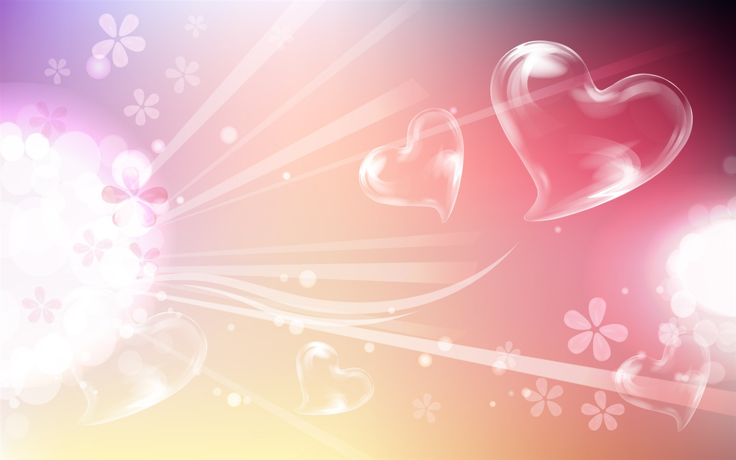발렌타인데이 사랑의 테마 배경 화면 (2) #3 - 1440x900