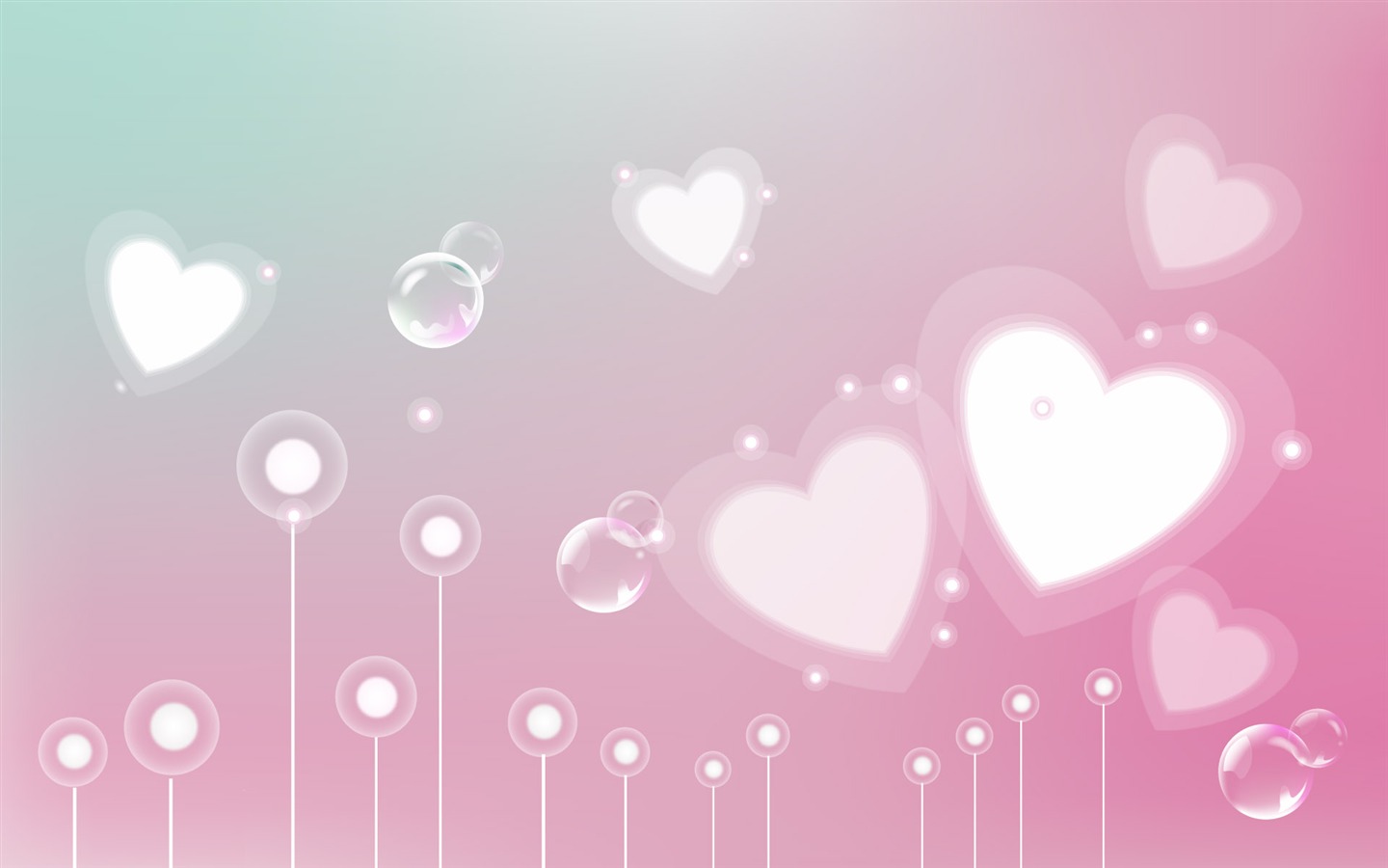 발렌타인데이 사랑의 테마 배경 화면 (2) #18 - 1440x900