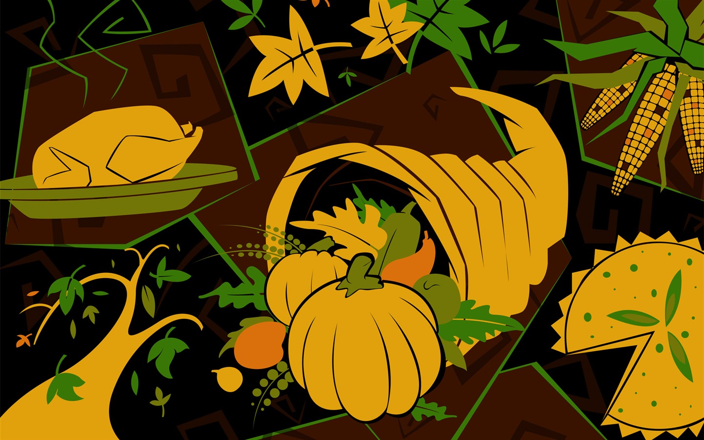 Thanksgiving theme wallpaper (3) #8 - 1440x900