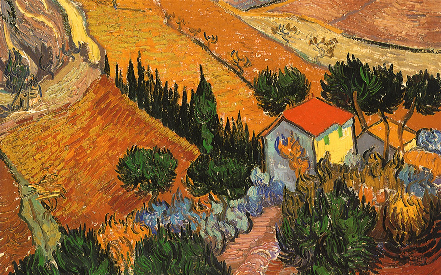 Vincent Van Gogh papier peint peinture (2) #9 - 1440x900