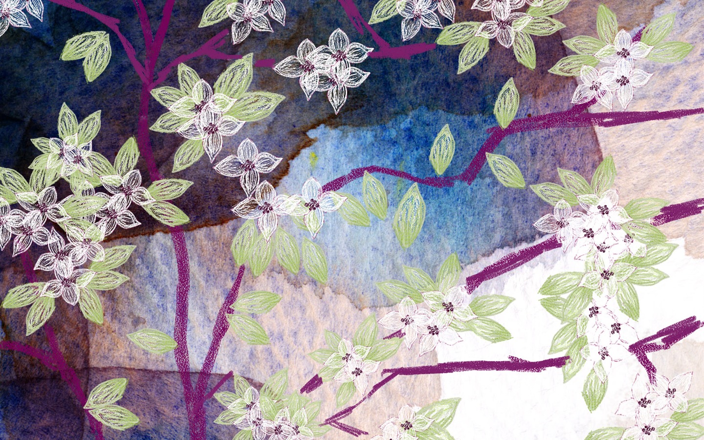 Syntetické Květina Tapety na plochu (2) #8 - 1440x900