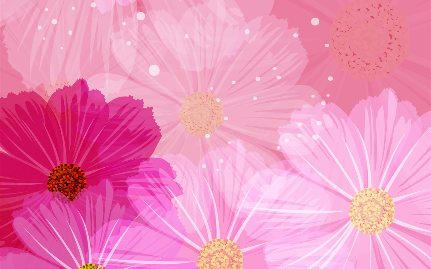 Syntetické Květina Tapety na plochu (2) #17 - 1440x900