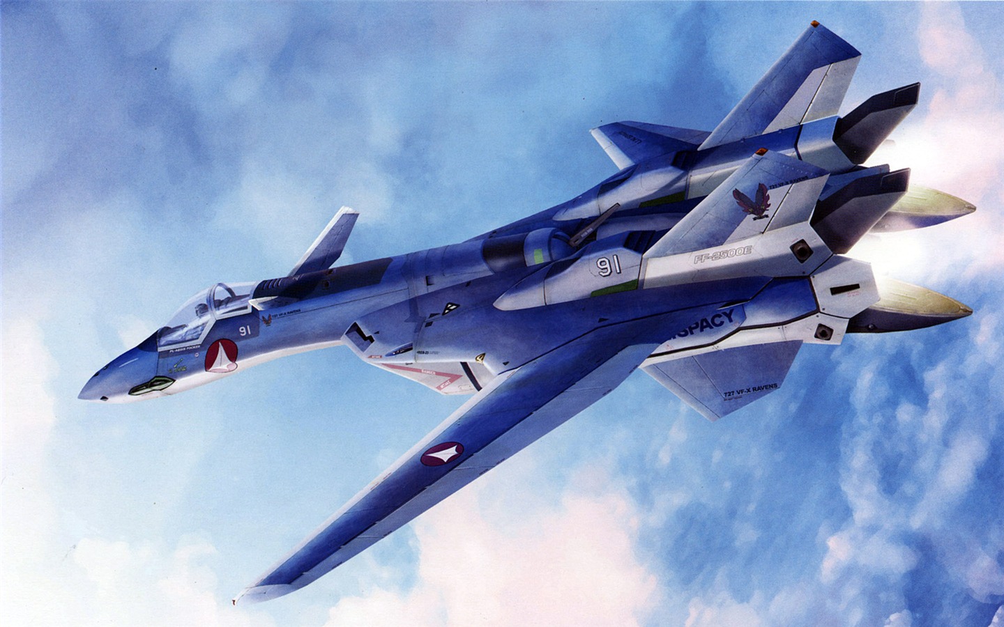 超时空要塞 战斗机壁纸(二)9 - 1440x900
