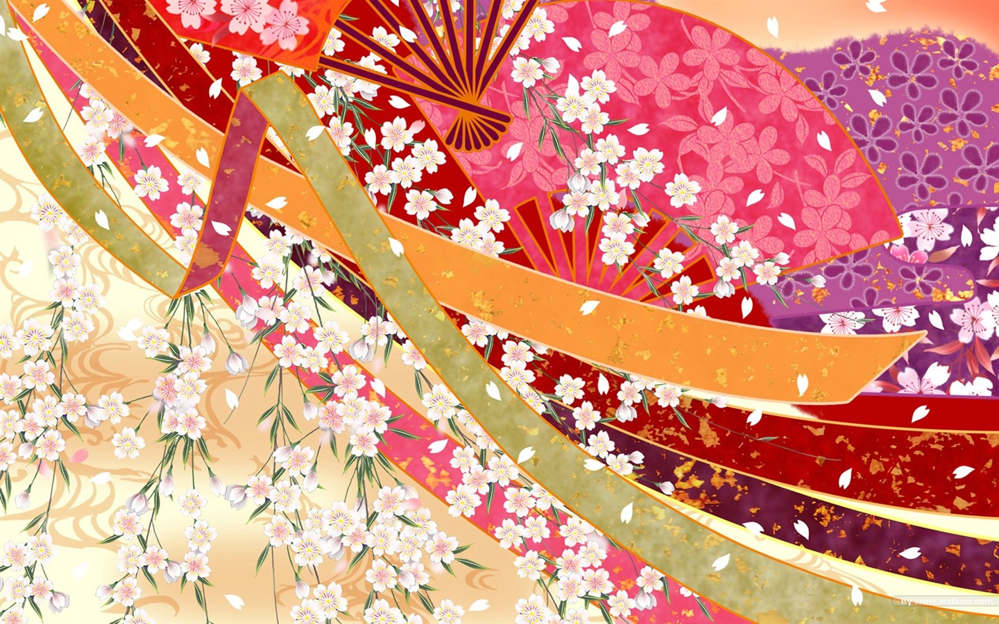 Япония стиль картины и цвет обои #12 - 1440x900