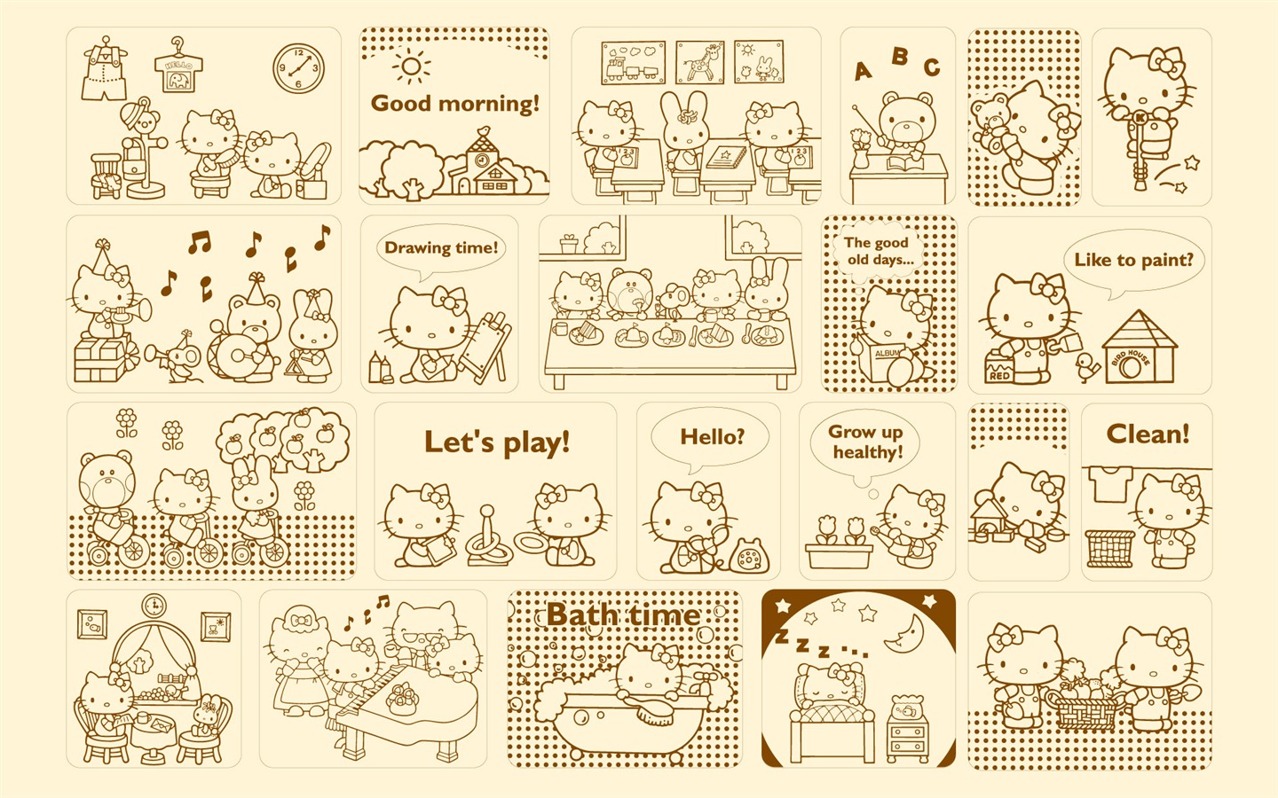 HelloKitty 壁紙(一) #18 - 1440x900