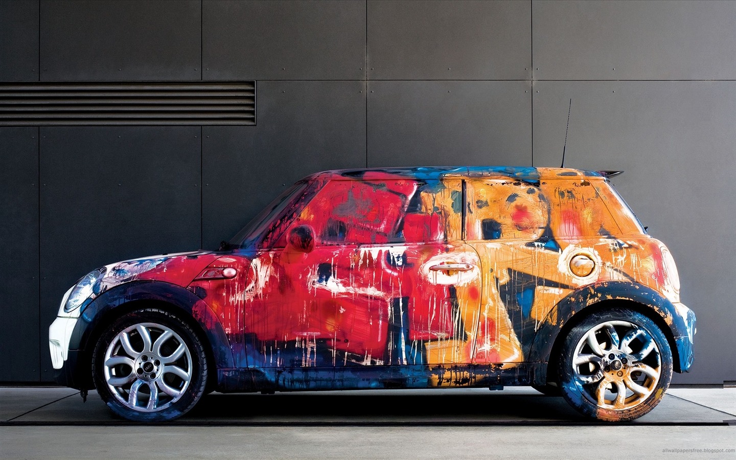 Personalisierte gemalten Tapeten Auto #1 - 1440x900