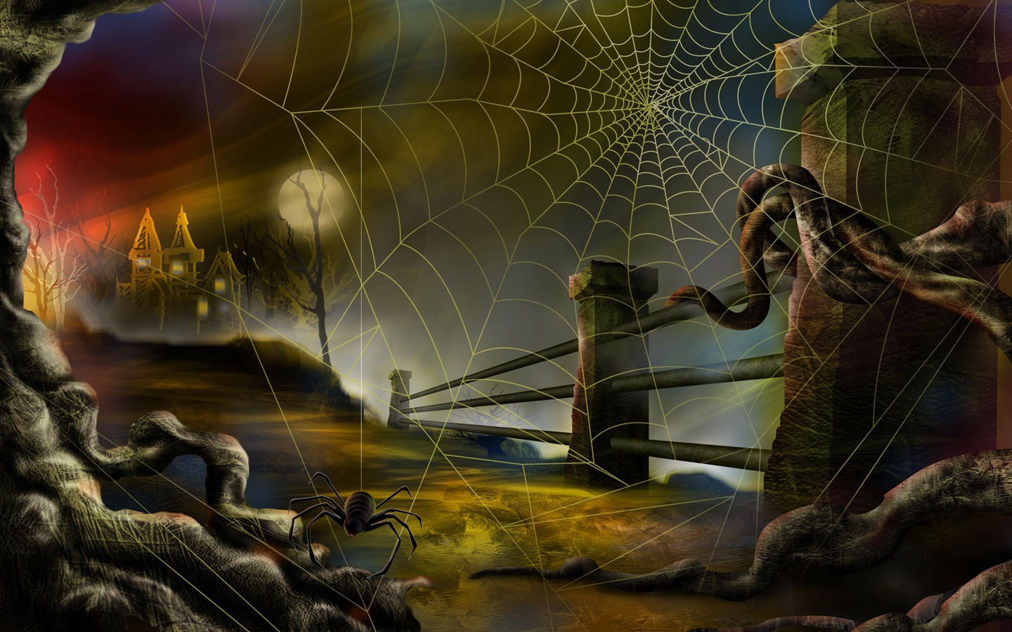 Halloween Téma Tapety na plochu (3) #11 - 1440x900
