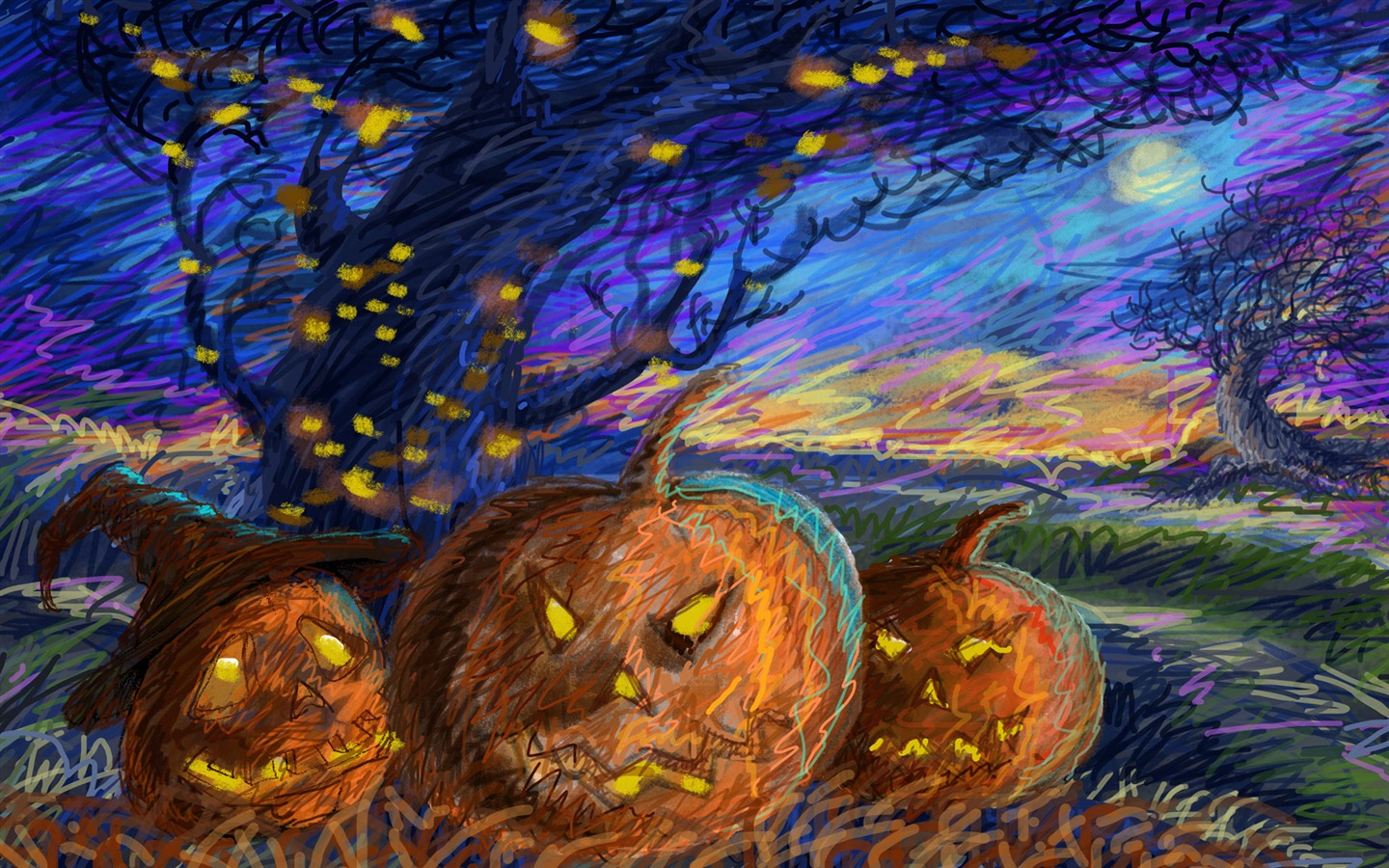 Fondos de Halloween temáticos (5) #2 - 1440x900