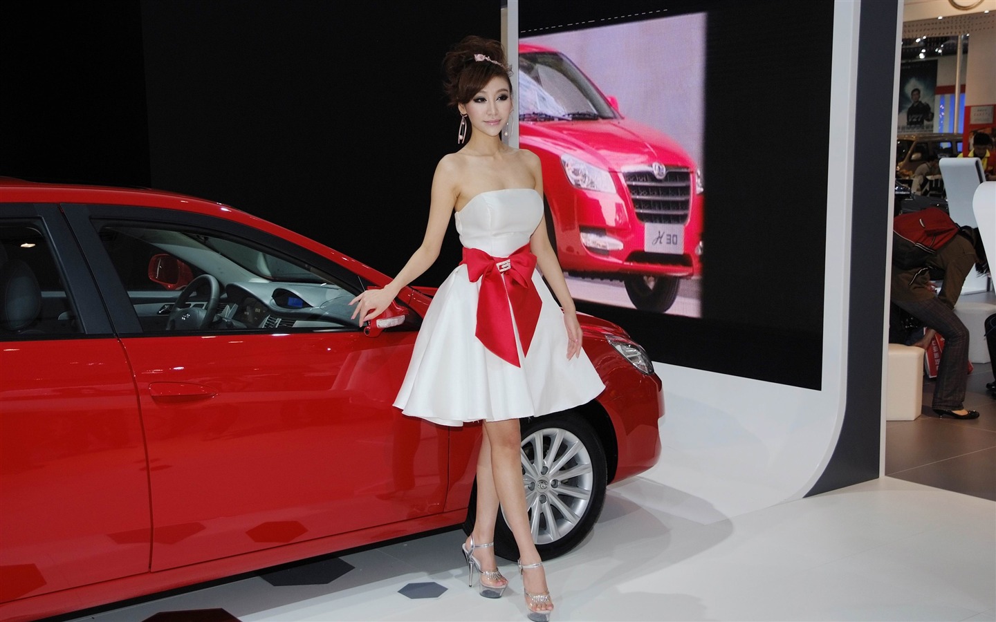 2010北京国际车展 美女车模 (螺纹钢作品)8 - 1440x900