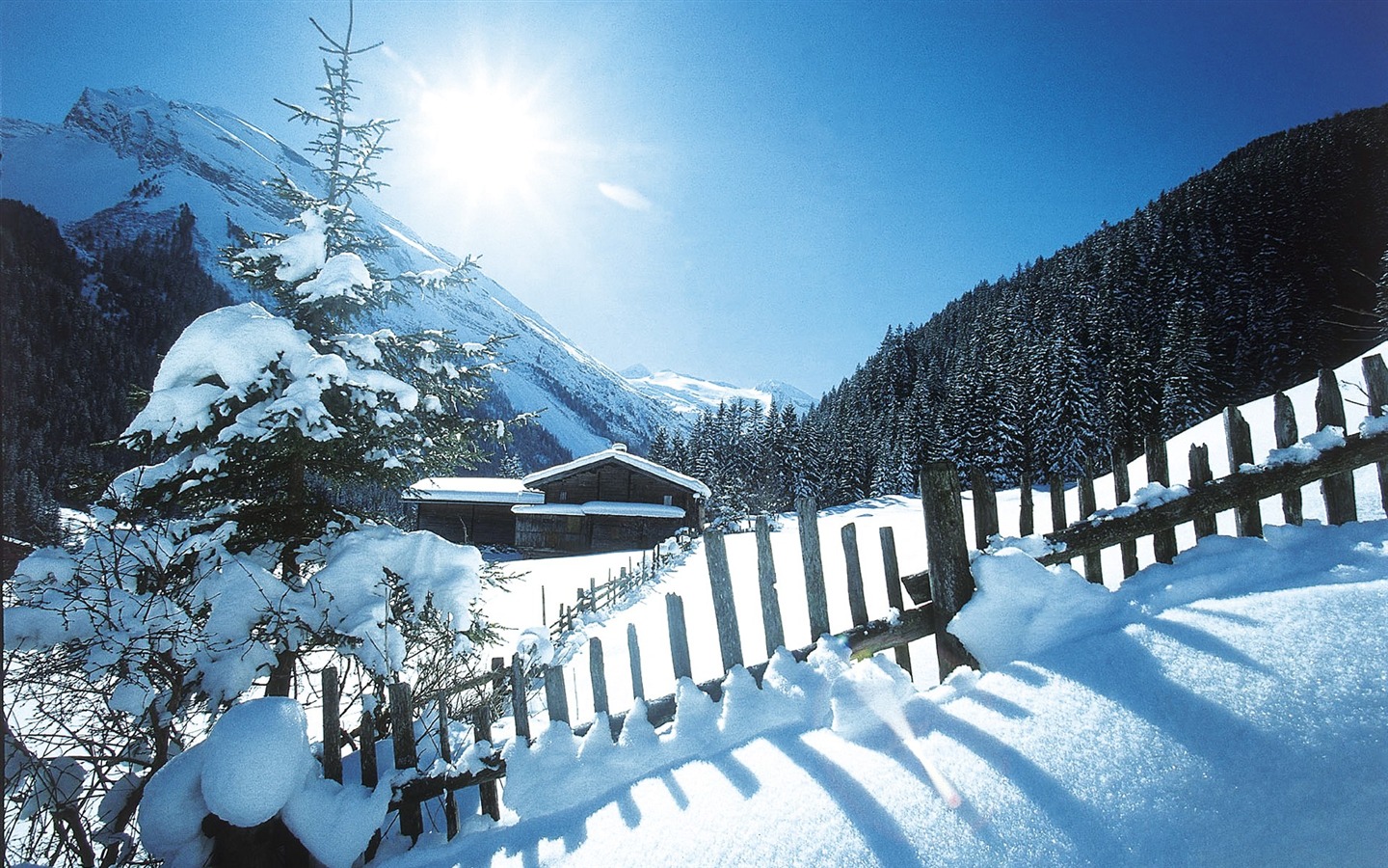 Fonds d'écran de vacances Alpes #4 - 1440x900