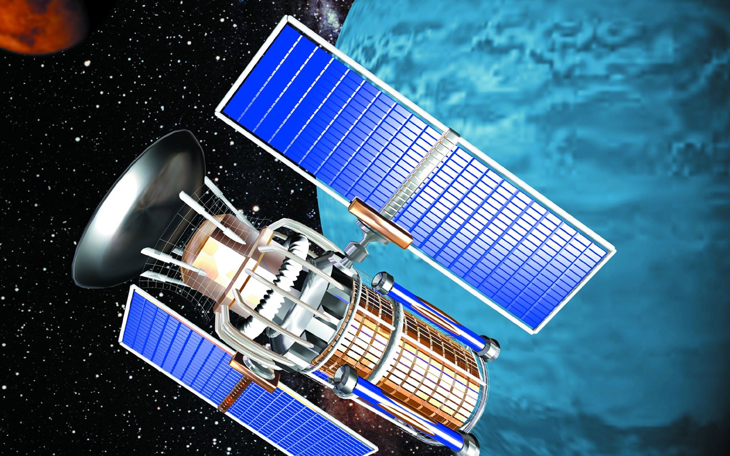 Satelliten-Kommunikations-Tapete (2) #9 - 1440x900