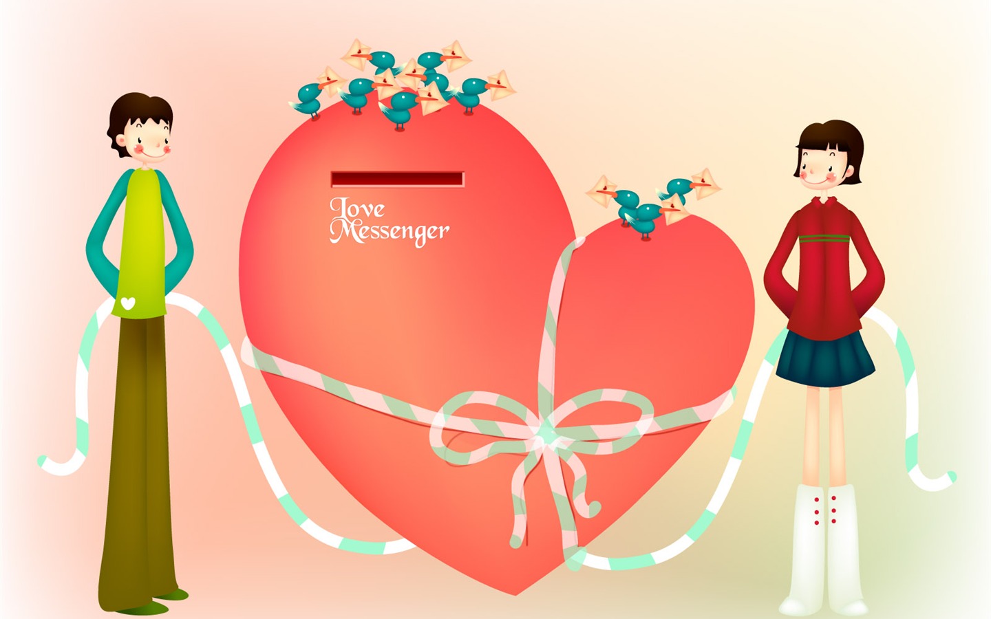 Vector Valentine's Day #8 - 1440x900