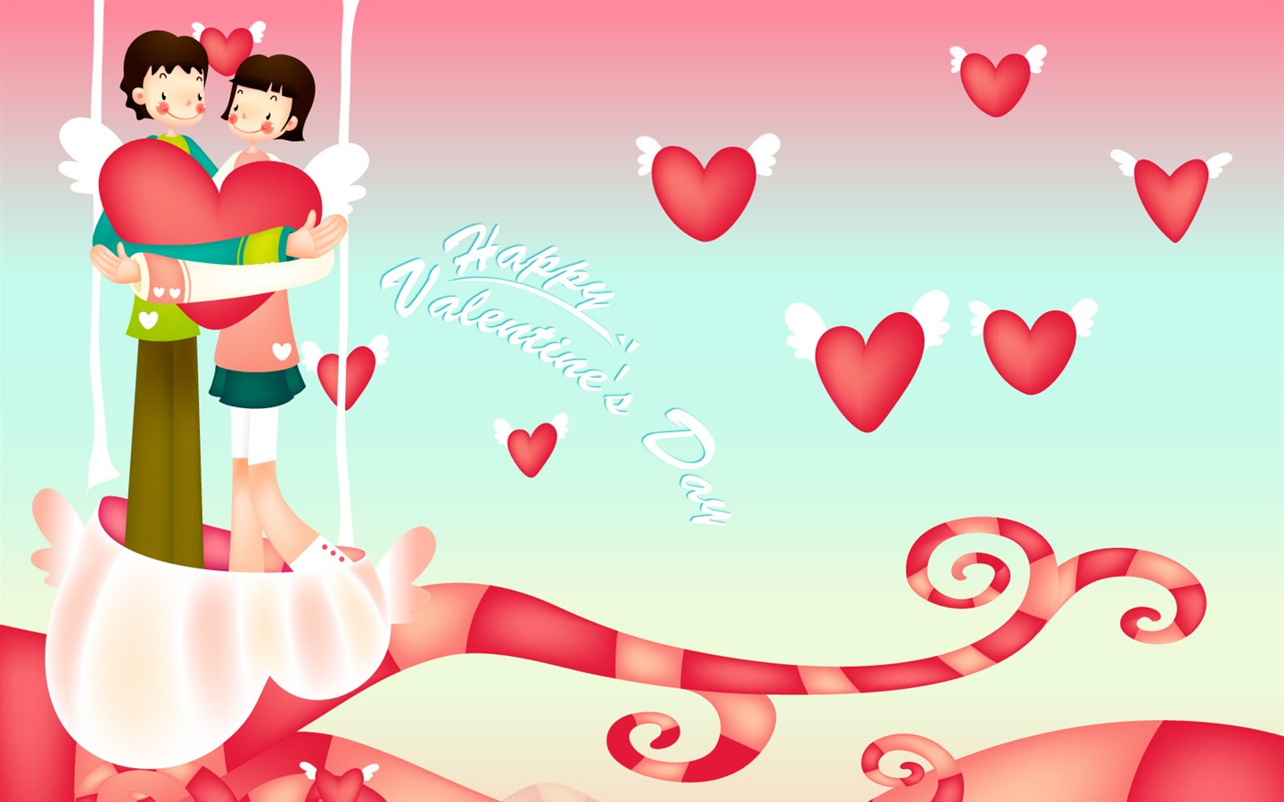 Valentine's Day vectoriales #11 - 1440x900