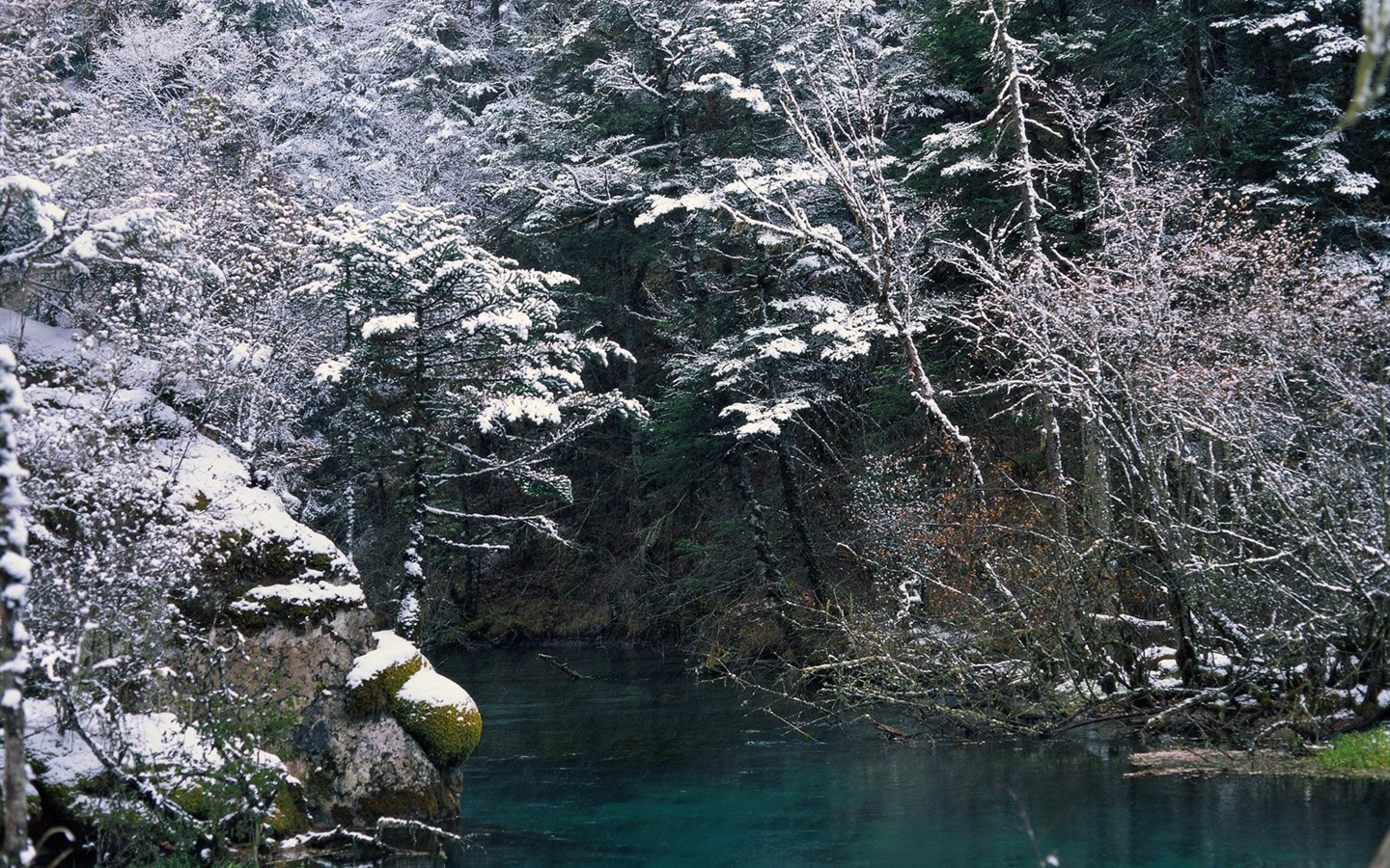 冬天雪景壁纸37 - 1440x900